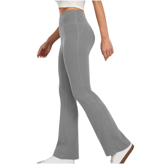 Felirenzacia Womens Flare Leggings Bootcut No See Through Butt Lifting Buttery Soft Tummy Control Compression Pilates Athletic Pro Yoga Pants