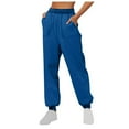 thumbnail image 1 of Felirenzacia Womens Jogging Trousers, Casual Sweatpants with Deep Pockets, Elastic Cuffed Athleisure Pants, 1 of 6