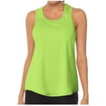 thumbnail image 1 of Felirenzacia Womens Sleeveless Workout Tops, Athletic Tank Top with Pleated Mesh Back, Soft Lightweight Moist Wicking Loose Gym Top,Mint Green,XL, 1 of 7