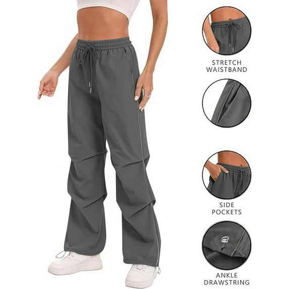 Felirenzacia Womens Sweatpants, Quick Dry Pleated Ankle Drawstring Cuffed Athletic Sweatpants