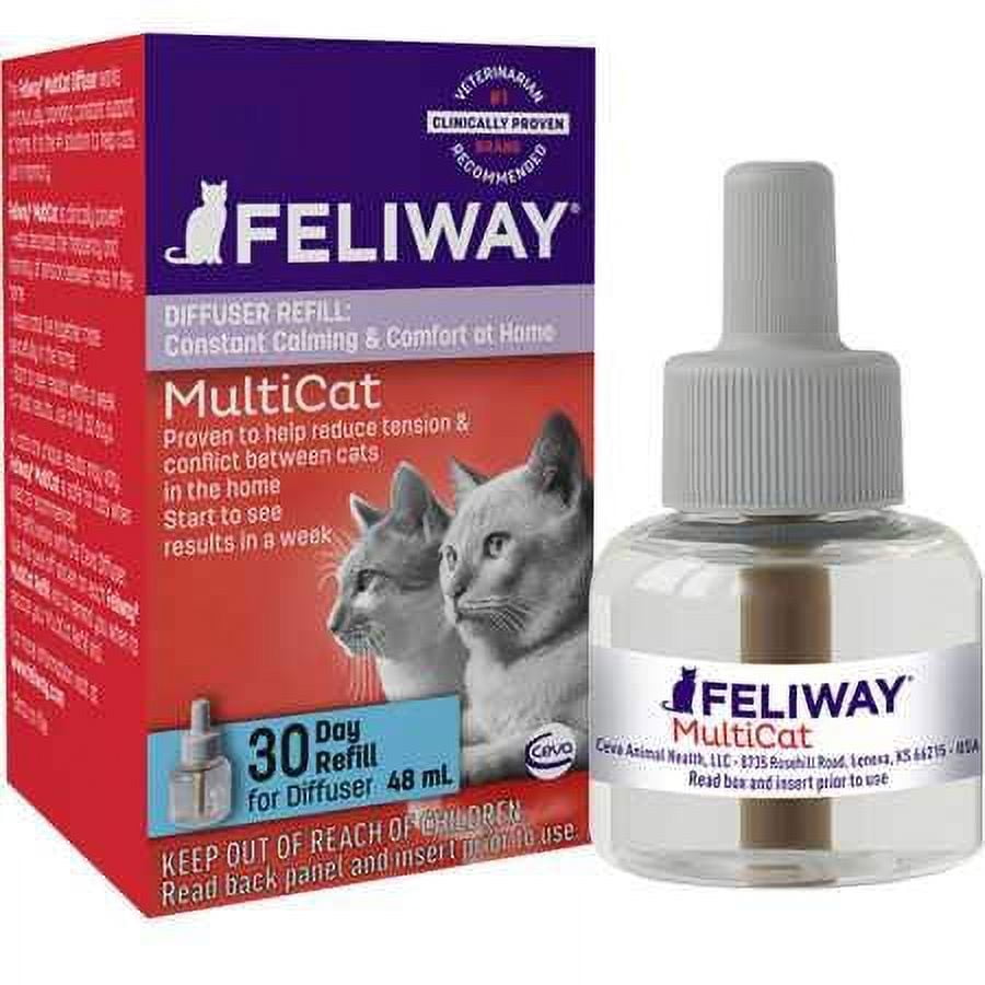 Feliway MultiCat Calming Diffuser Refills, 3 Pack, On Sale