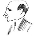 thumbnail image 1 of Felix Deutsch. Naustrian Psychoanalyst. Caricature Drawn By Robert Bereny At The Eighth International, 1 of 3