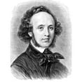 thumbnail image 1 of Felix Mendelssohn N(1809-1847). German Composer Pianist And Conductor. Wood Engraving 19Th Century. Print by, 1 of 3