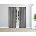 thumbnail image 1 of Felix Solid Textured with Metallic Window Curtain Set, 1 of 1