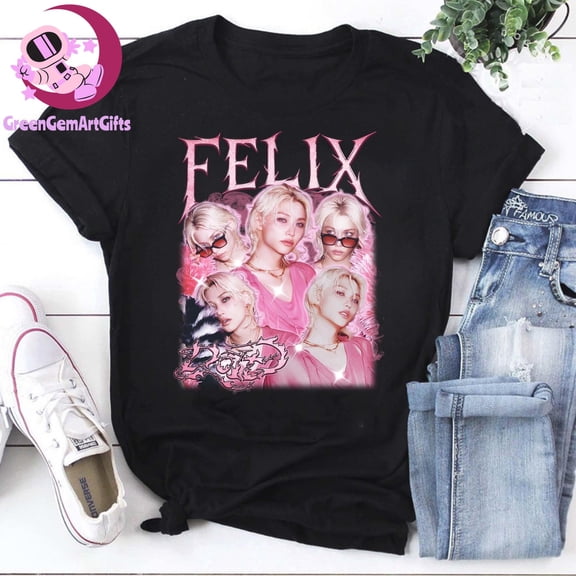 Felix Stray Kids Do It T-Shirt, Do It Collage T-Shirt, Vintage Pink Y2K Fan Shirt, Unisex SKZ