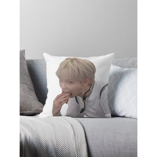 Felix Stray Kids Funny Meme Throw Pillow Covers Cases Cushion Cover