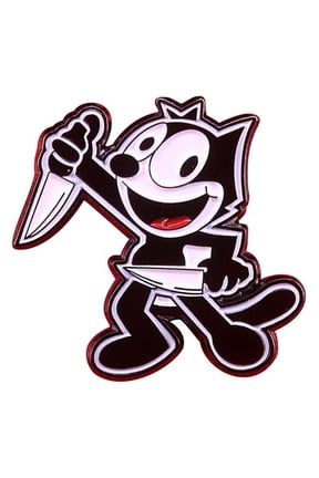 Felix The Cat Cartoon Figure 1.25 Enamel Metal Pin