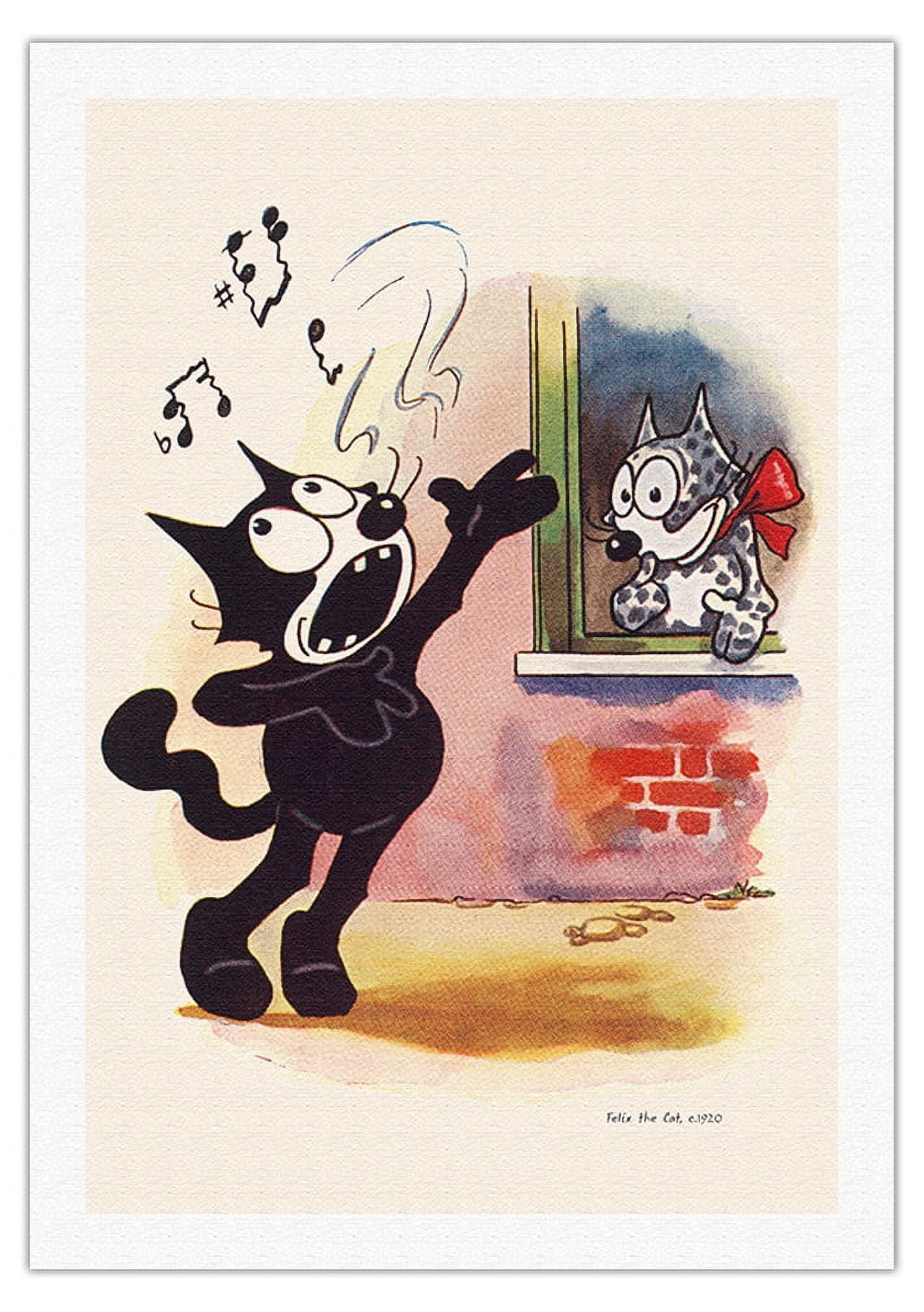 Felix The Cat - Vintage Cartoon by Otto Messmer c.1920s - Master