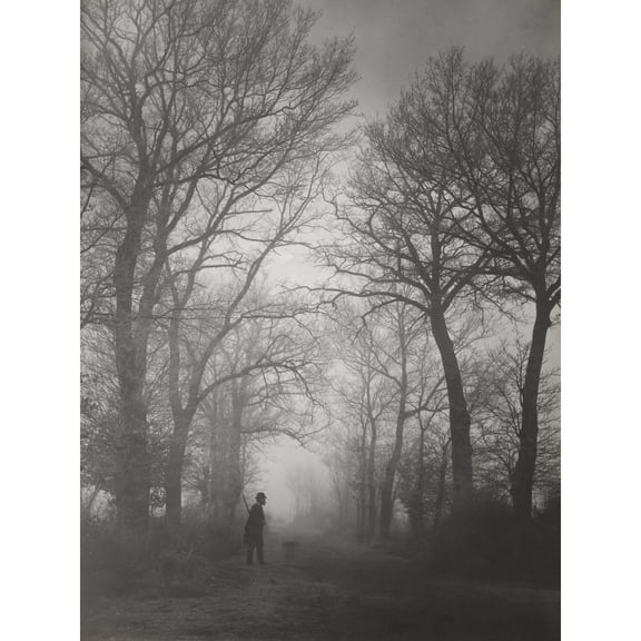 Felix Thiollier Huntsman In Alley Trees Precicet Photo Extra Large XL Wall Art Poster Print