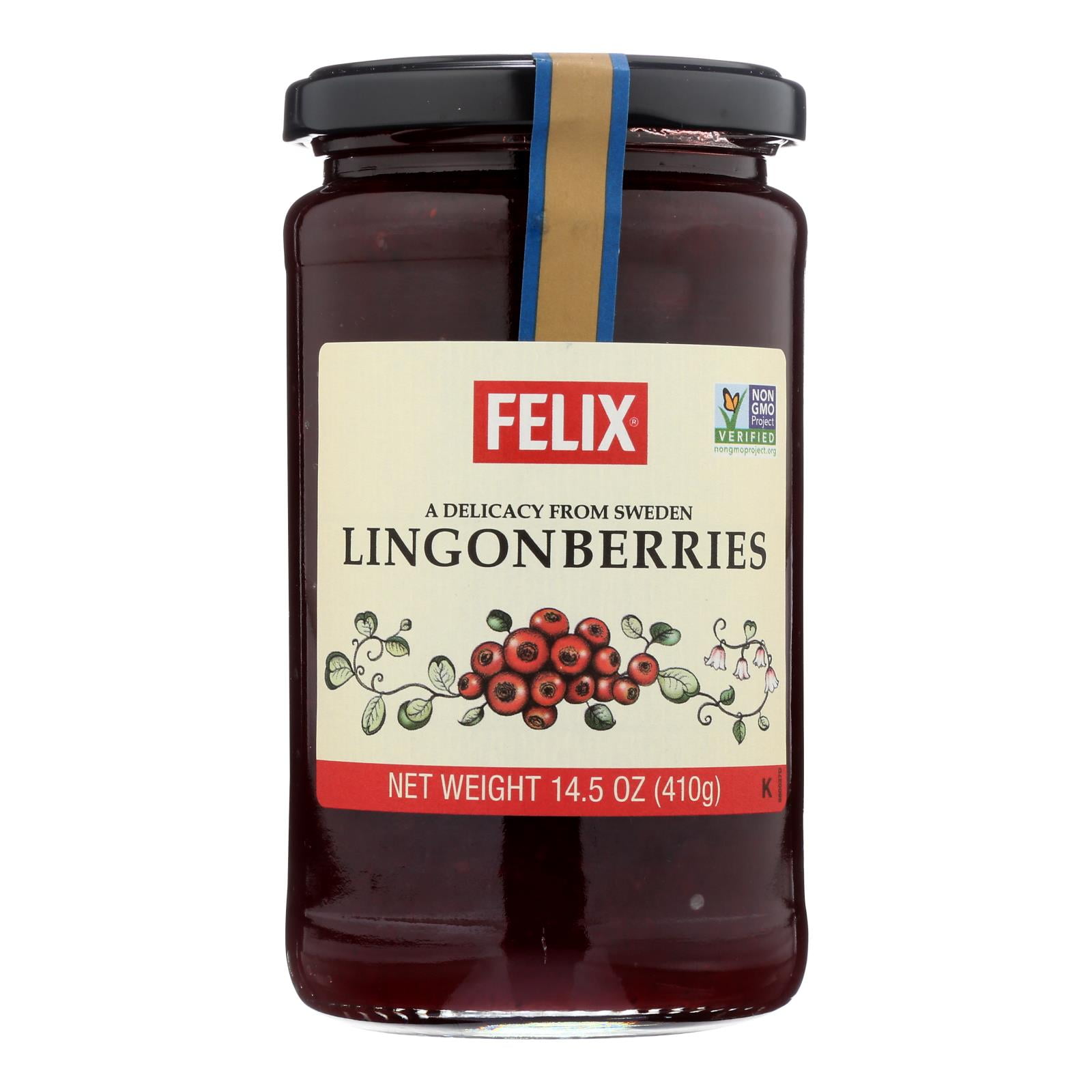Felix Lingonberry Fruits, 14.5 Ounce -- 8 per Case.