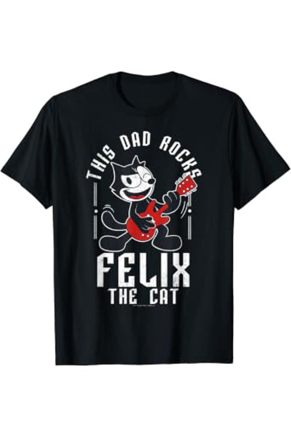 Felix the Cat Father's Day This Dad Rocks Poster T-Shirt