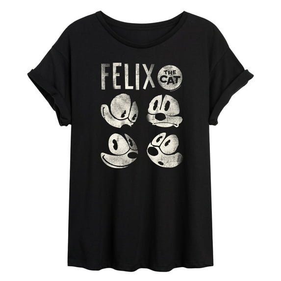 Felix the Cat - Felix With Logo - Women's Oversized Fleece Hoodie Sweatshirt main image 1