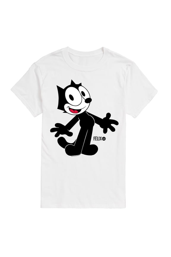 - Felix With Logo - Men's Short Sleeve Graphic T-Shirt