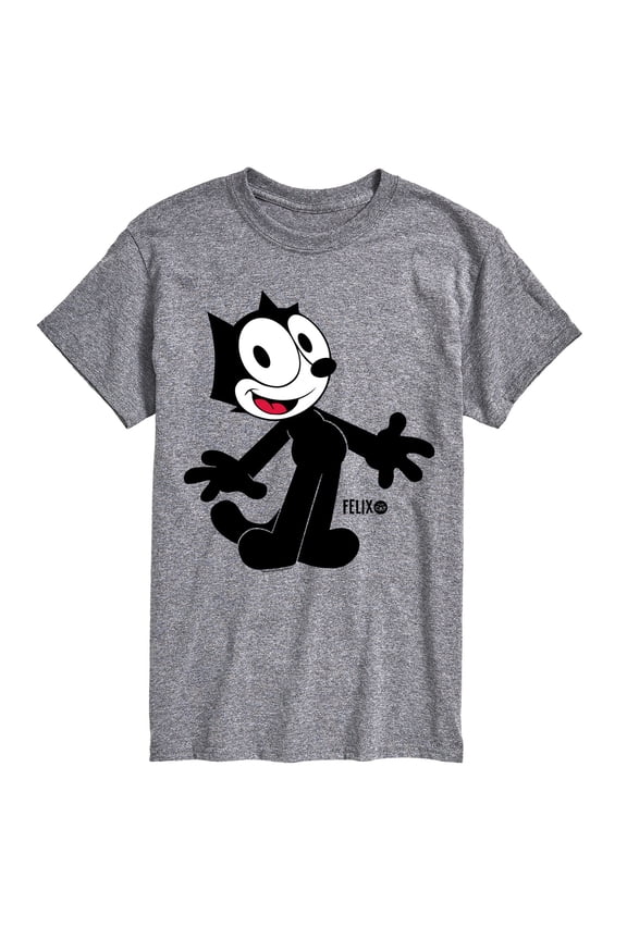 - Felix With Logo - Men's Short Sleeve Graphic T-Shirt