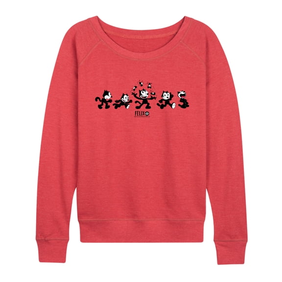Felix the Cat - Juggling Felix - Women's French Terry Long Sleeve Pullover