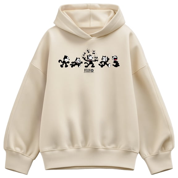 Felix the Cat - Juggling Felix - Women's Oversized Fleece Hoodie Sweatshirt