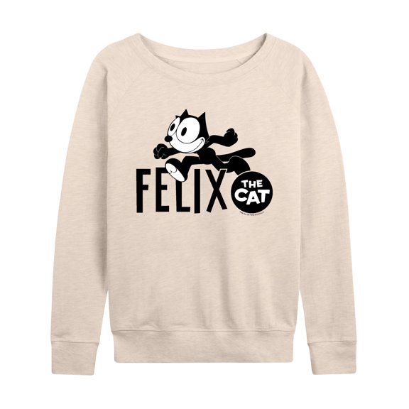 Felix the Cat - Running Felix - Women's French Terry Long Sleeve Pullover