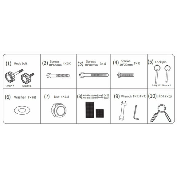 FelixKing Power Rack, 660 - LBS Weight Capacity, Adjustable Home Gym Squat Rack for Full - Body Workout, Ideal for Home & Garage Gym