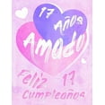 thumbnail image 1 of Feliz 17 CumpleaÃ±os: 17 AÃ±os Amado, Decir feliz cumpleaÃ±os con este dulce libro de cumpleaÃ±os que se puede usar como cua, (Paperback), 1 of 1