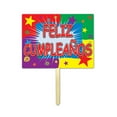 thumbnail image 1 of Feliz Cumpleanos Yard Sign 11" x 15" - 6 Pack, 1 of 3