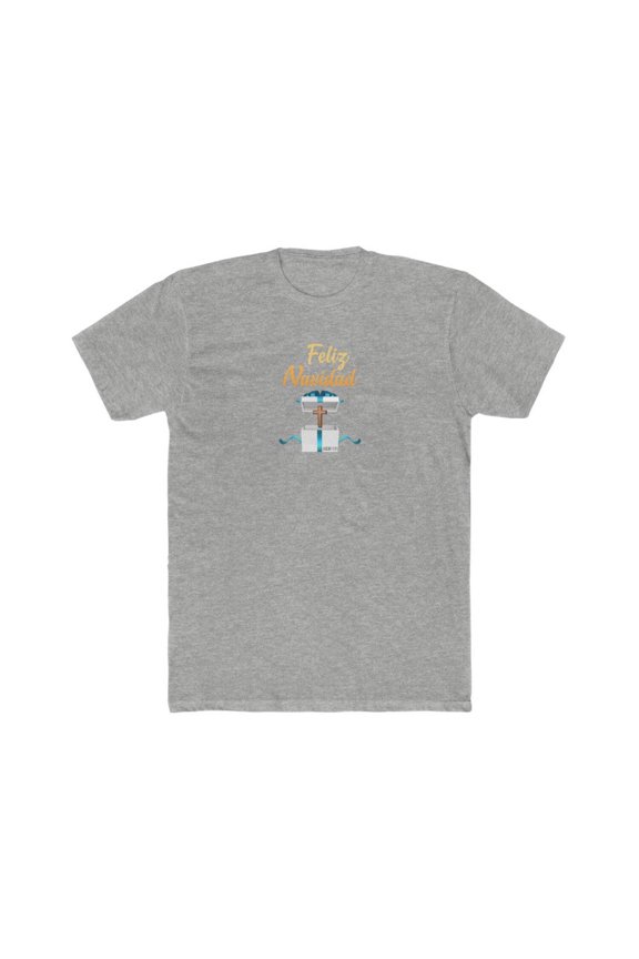 Feliz Navidad Men's Cotton Crew Tee