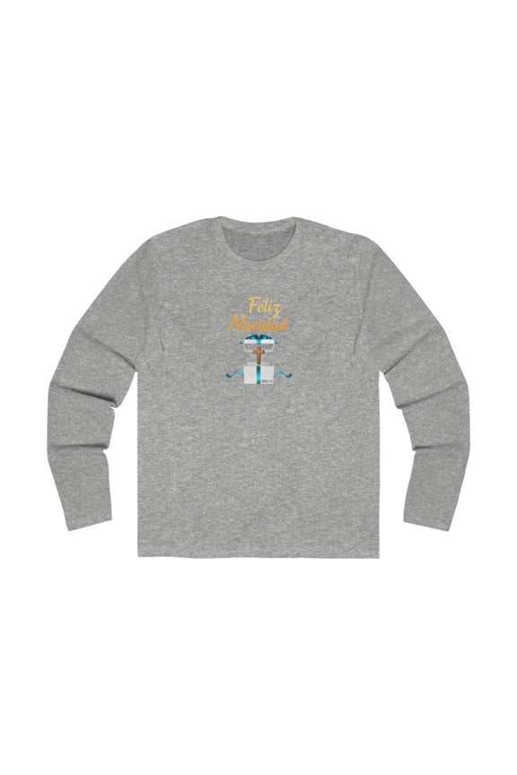 Feliz Navidad Men's Long Sleeve Crew Tee