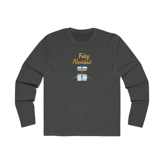 Feliz Navidad Men's Long Sleeve Crew Tee