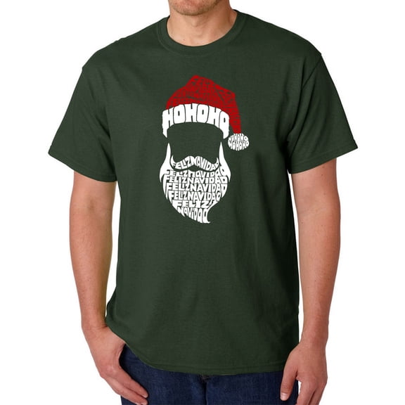 Feliz Navidad Santa Claus - Men's Word Art T-Shirt
