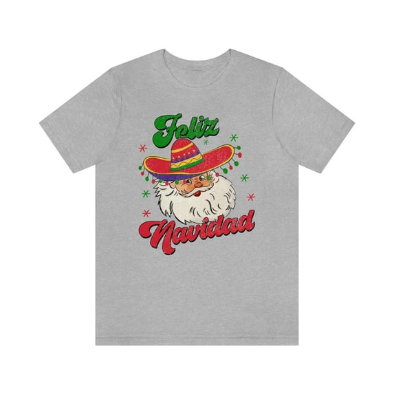 Feliz Navidad Shirt Spanish Christmas Shirt Mexican Santa Shirt