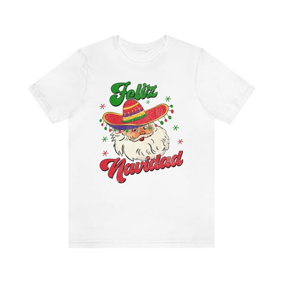 Feliz Navidad Shirt Spanish Christmas Shirt Mexican Santa Shirt