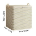thumbnail image 1 of Felizna Non Woven Fabric Storage Bags 30L 110L 150L 220L Moving Totes for Closet Underbed Organization, 1 of 3