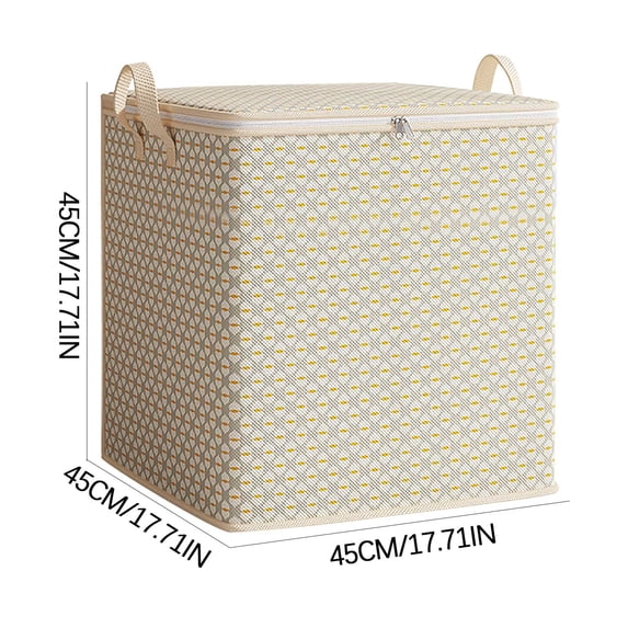 Felizna Non Woven Fabric Storage Bags 30L 110L 150L 220L Moving Totes for Closet Underbed Organization
