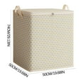 thumbnail image 1 of Felizna Non Woven Fabric Storage Bags 30L 110L 150L 220L Moving Totes for Closet Underbed Organization, 1 of 3