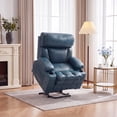 thumbnail image 1 of Felizpace Oversized Power Lift Recliner Chairs for Elderly with Heat and Massage, Dual Motor Infinite Position Recliner, Headrest Adjustment & Hidden Storage, Leathaire, Teal Blue, 1 of 9