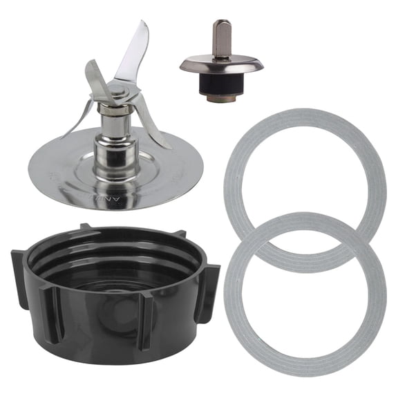 Felji Ice Crusher Blender Part Replacement Set for Oster Blenders with Blade, Cap, Coupling, Gaskets