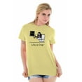 thumbnail image 1 of Fell In Toilet Annoying Wife Married Women's Graphic T Shirt Tees Brisco Brands S, 1 of 5