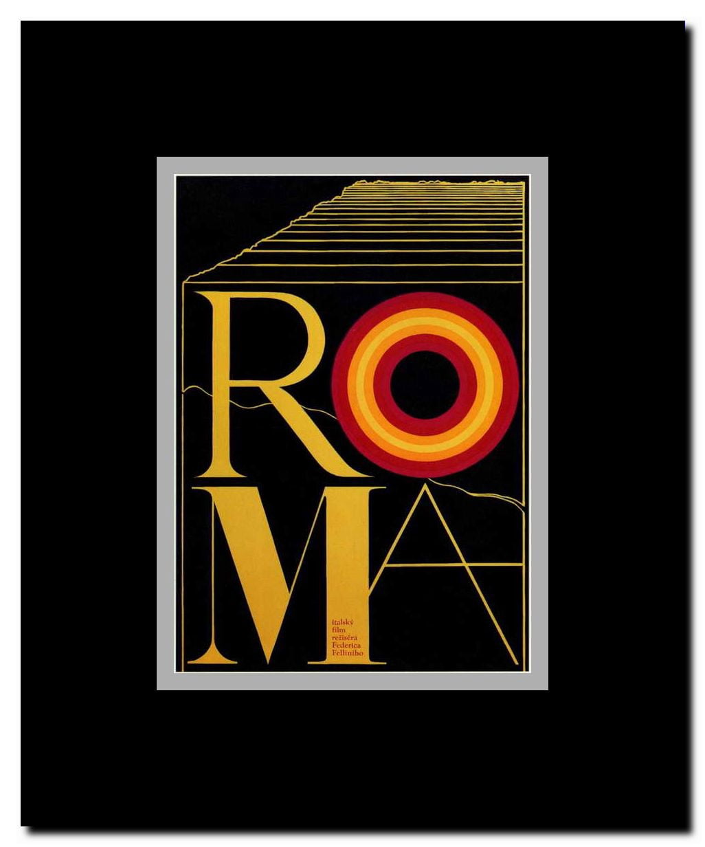 Fellini's Roma Framed Movie Poster
