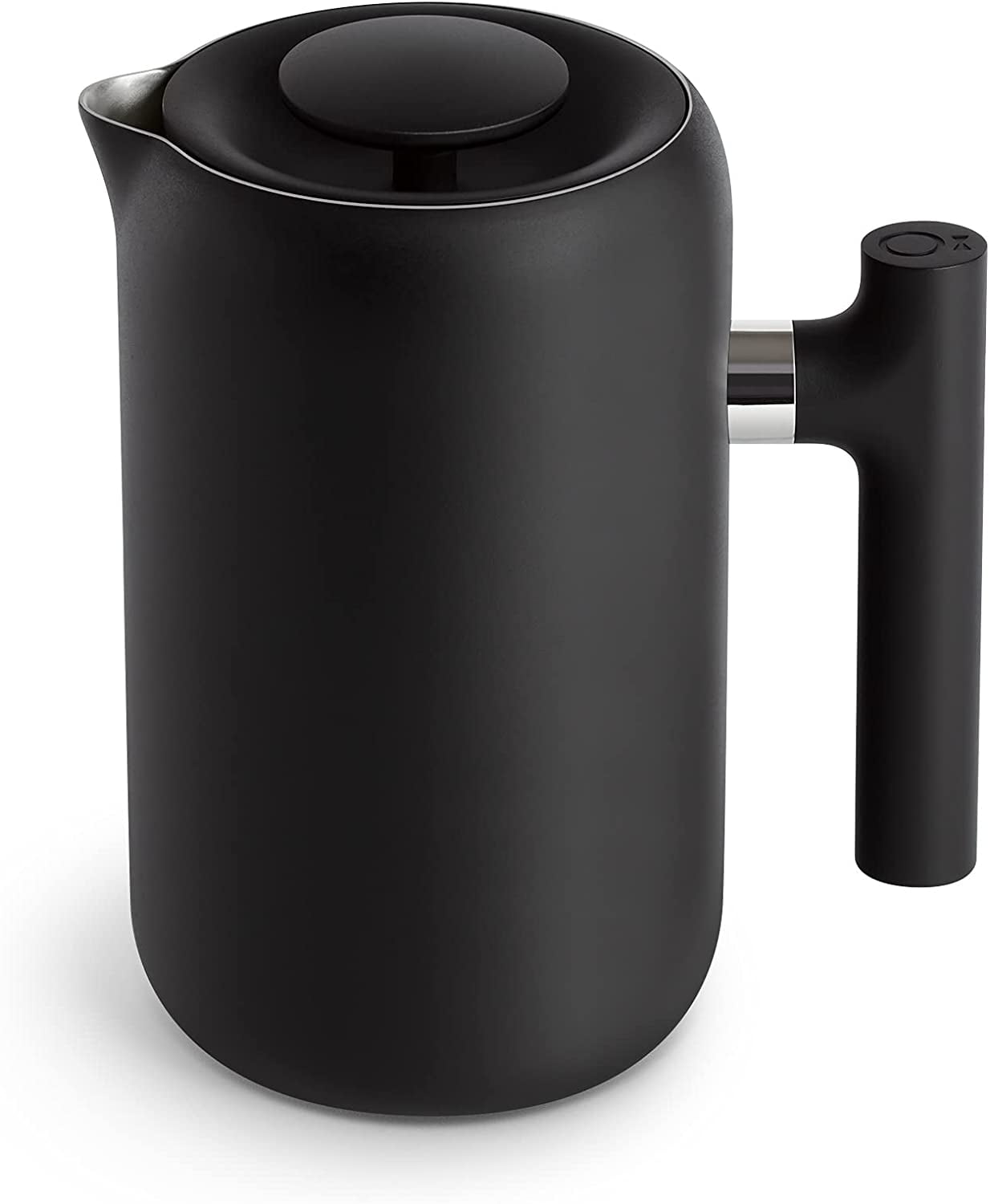Matte Black Stainless Steel 24oz French Press Coffee Maker