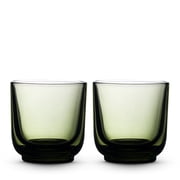 Fellow Pirch Cappuccino Cups 190 ml, Weighted Coffee Glasses, Woodland