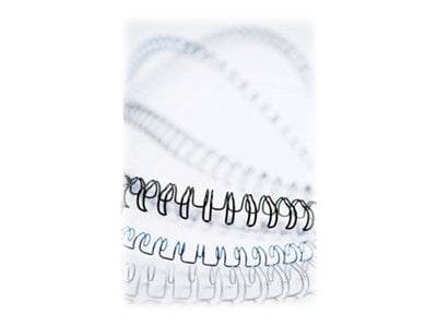 Fellowes - 0.24 in - 11.7 in - 34 rings - A4 (8.25 in x 11.7 in) - 35 sheets - white - 100 pcs. binding wire - for Fellowes Galaxy E, Galaxy Wire, Quasar 130