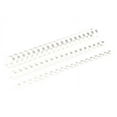 thumbnail image 1 of Fellowes - 0.47 in - 21 rings - A4 (8.25 in x 11.7 in) - 80 sheets - white - 100 pcs. plastic binding comb - for Fellowes Galaxy 500, Orion 500, Pulsar+ 300, Quasar+ 500, Star 150, Starlet 2, Starlet 2+, 1 of 2
