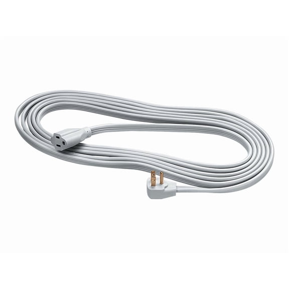 Fellowes 14/3 Heavy Duty Indoor 15' Extension Cord, Gray