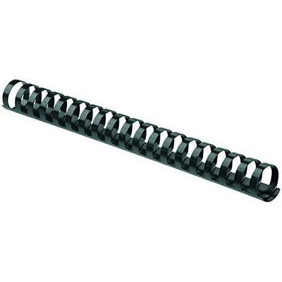 Fellowes 52383 Plastic Comb Bindings, 1" Diameter, 200 Sheet Capacity, Black (Pack of 10 Combs)