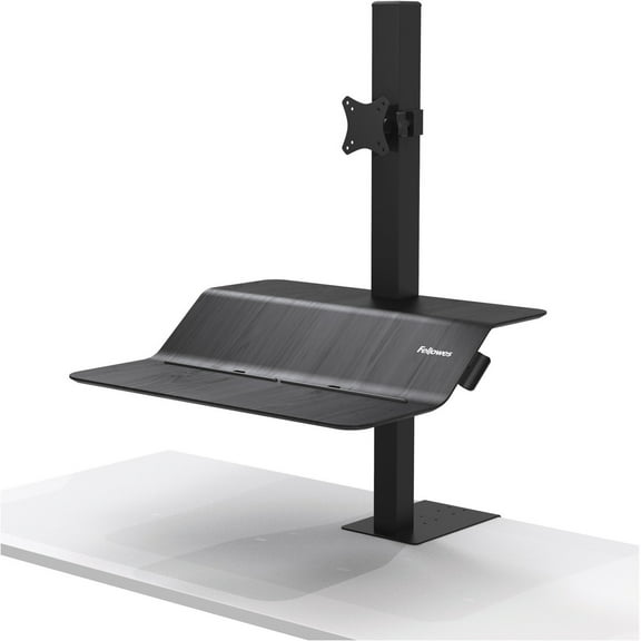 Lotus VE Sit-Stand Workstation 29" x 28.5" x 27.5" to 42.5" Black 8080101