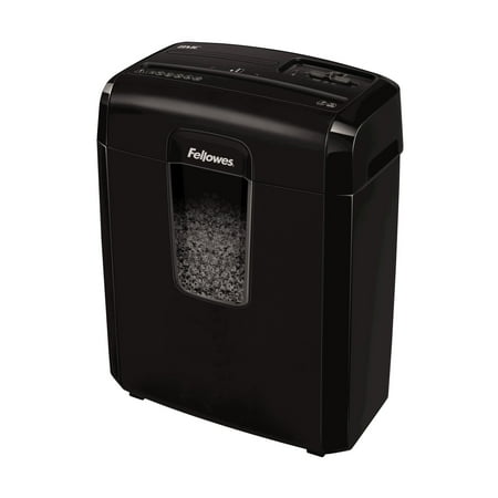 Fellowes - Powershred 8MC, 8 Sheet Micro Cut Paper Shredder - Black