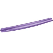 Fellowes Mfg Co. 91437 Gel Crystals 18.5 in. x 2.25 in. Keyboard Wrist Rest - Purple