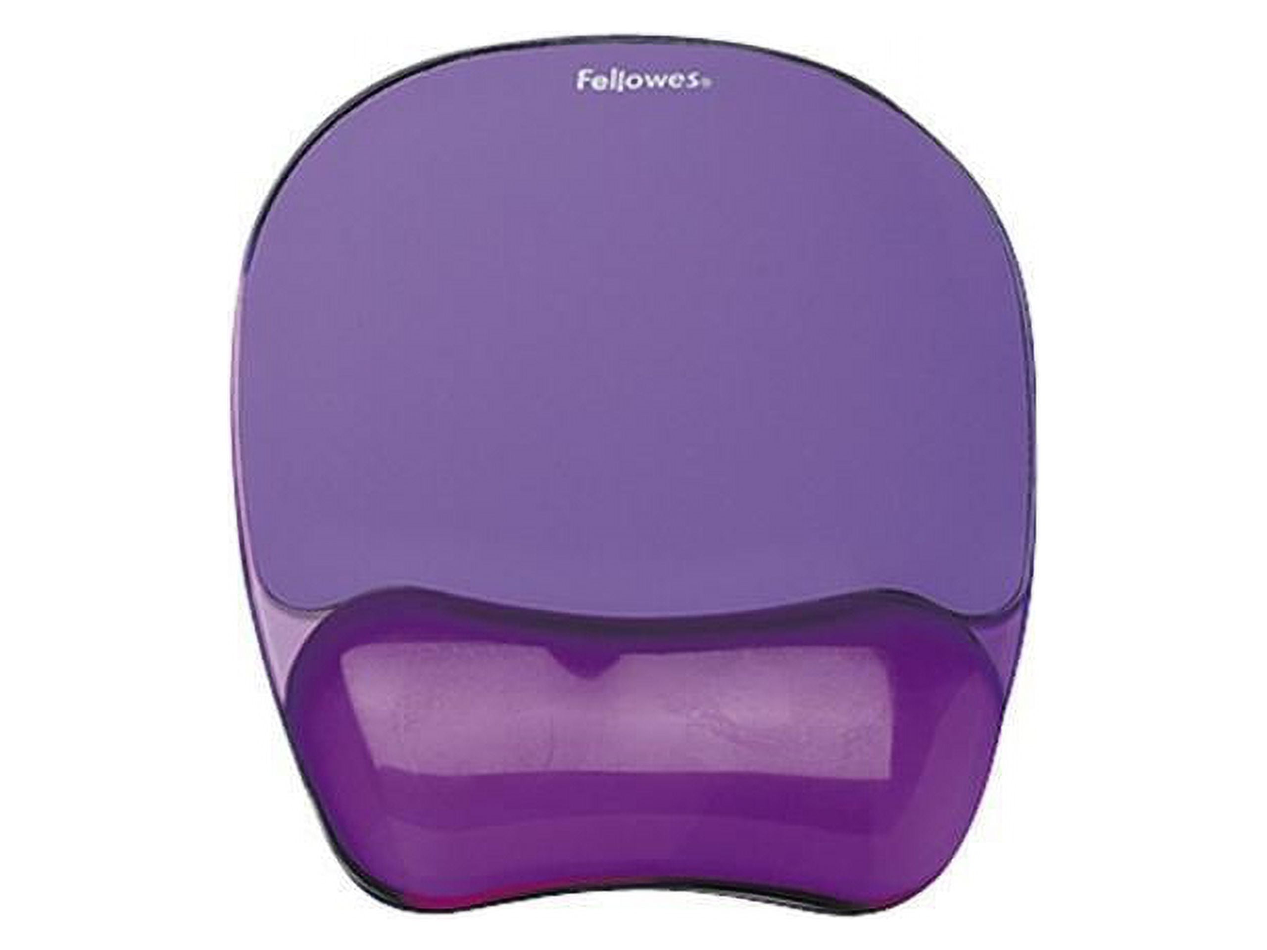 Fellowes 91441 Gel Crystals Mousepad/Wrist Rest Purple