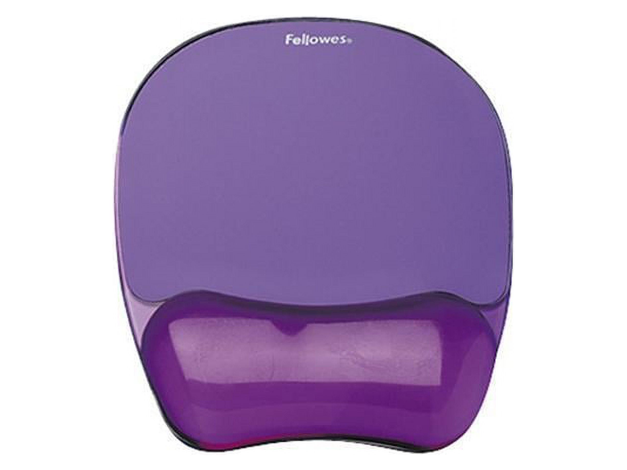 Fellowes 91441 Gel Crystals Mousepad/Wrist Rest - Purple - image 1 of 4