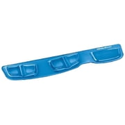 Fellowes  Health-V Gel Palm Support with Microban, 0.63" H x 18.25" W x 3.38" D, Blue