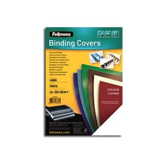 Fellowes - A4 (210 x 297 mm) - white - 250 g/m - 100 pcs. binding cover